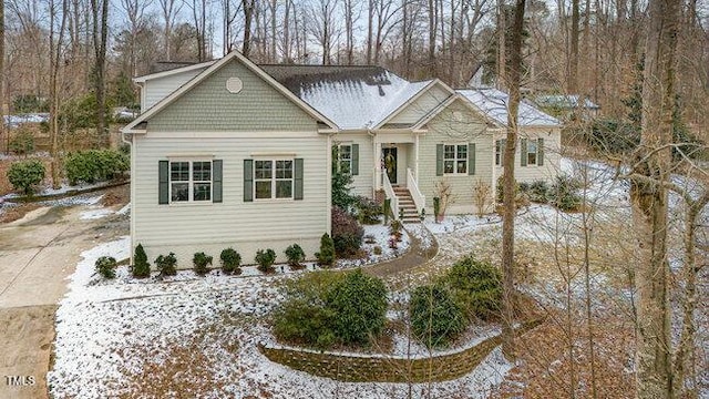 view of front of property