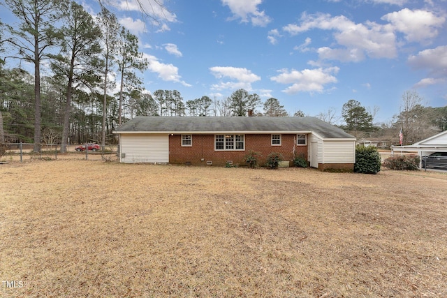 view of rear view of house