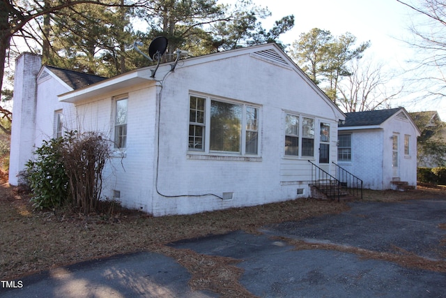 view of side of home