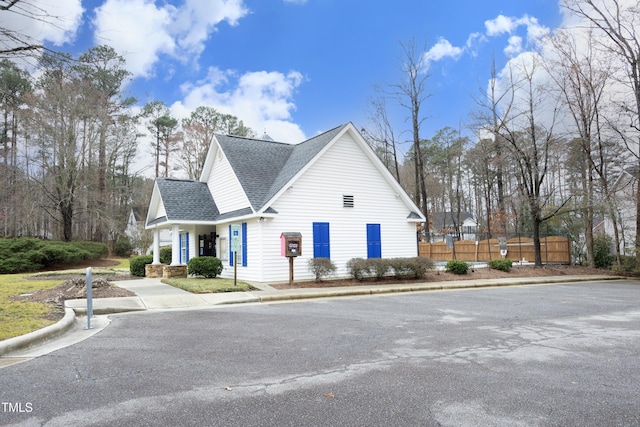 view of property exterior