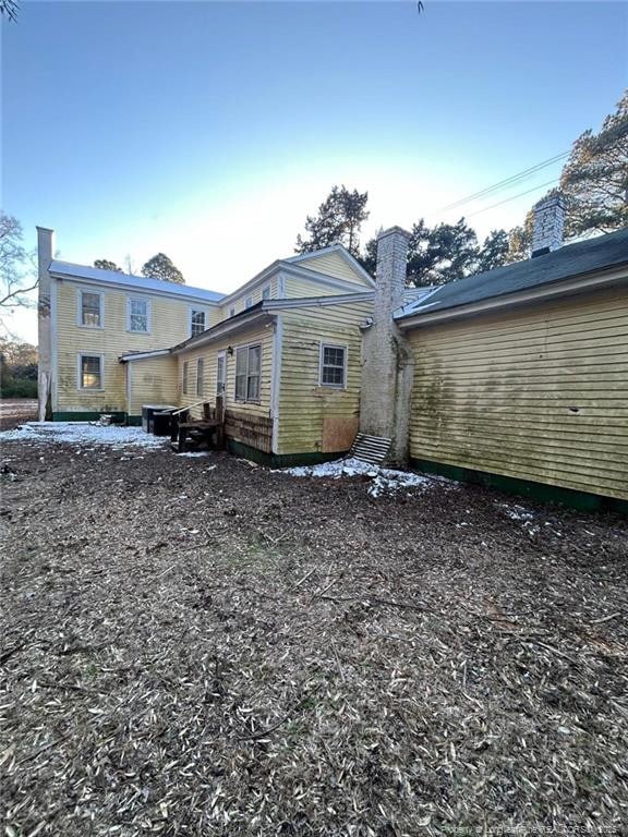 view of rear view of house