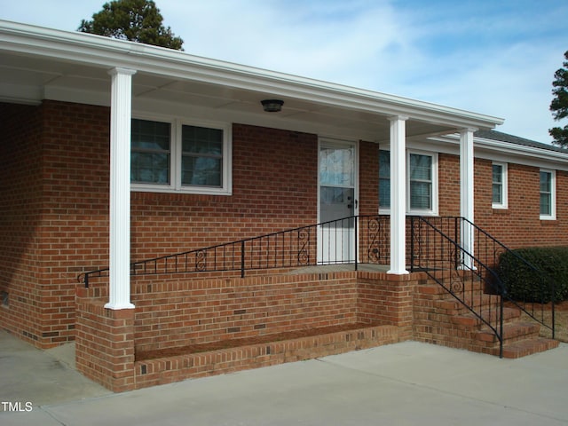 view of entrance to property