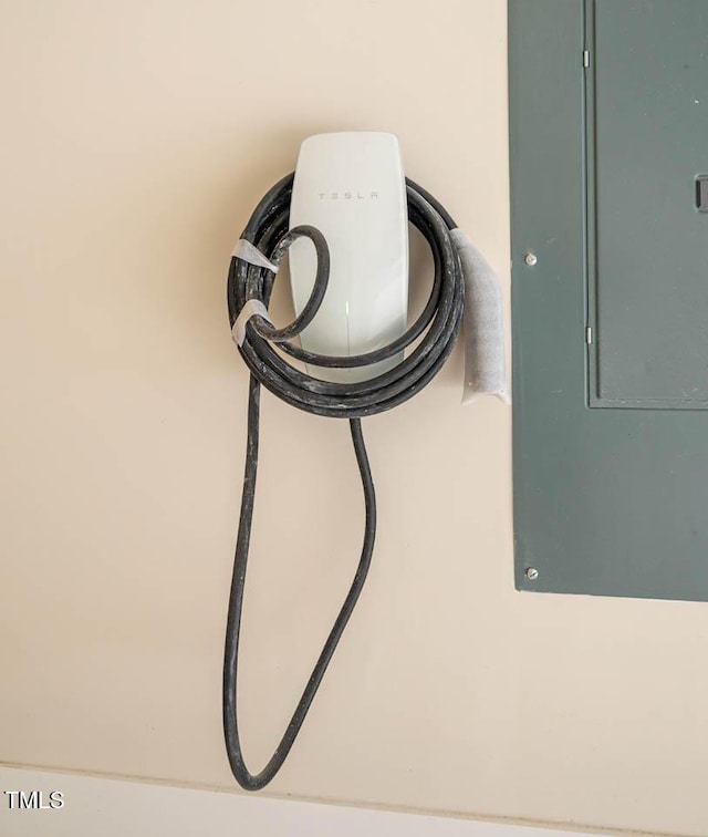 interior details with electric panel