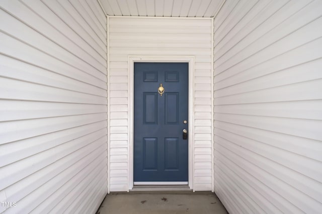 view of entrance to property