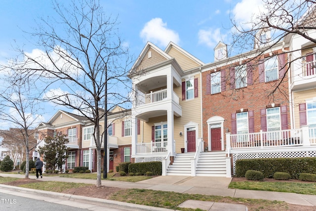 view of townhome / multi-family property