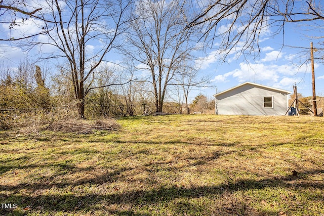 view of yard