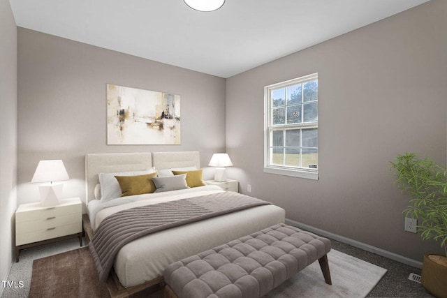 bedroom featuring carpet flooring