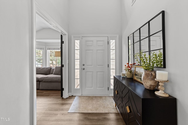 8005 Chatahoochie Ln, Raleigh, NC 27616 - entryway with light wood-type flooring