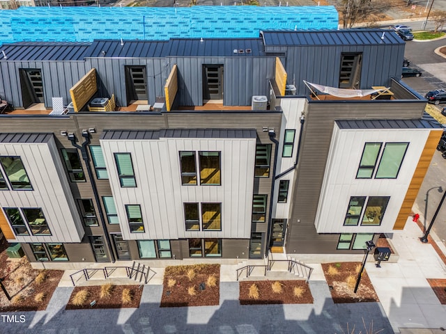 exterior space with board and batten siding