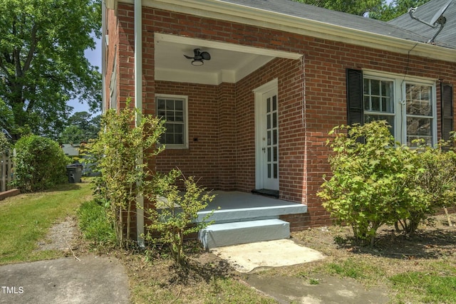 945 Sycamore St, Rocky Mount, NC 27801 - doorway to property with brick siding