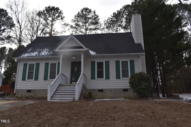 view of front of house