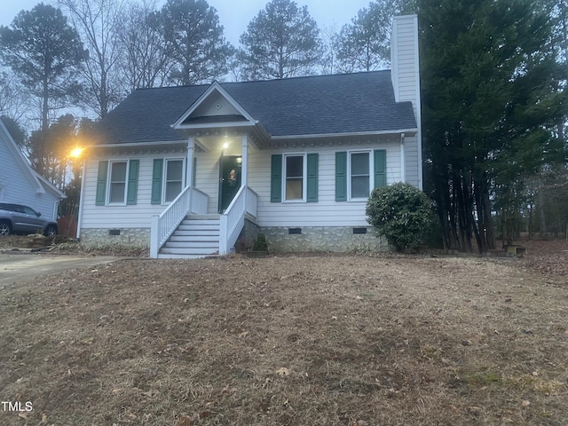 view of front of property