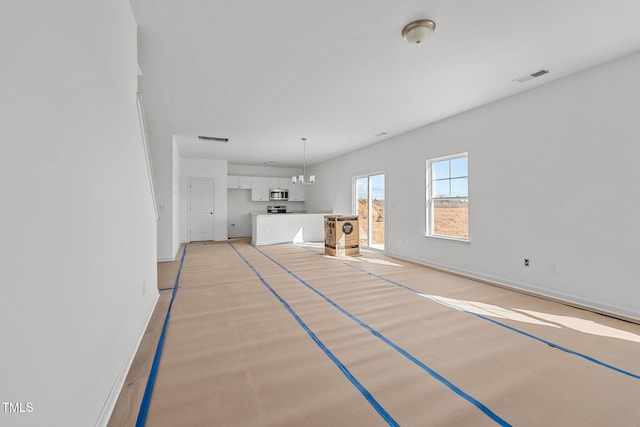 view of unfurnished living room