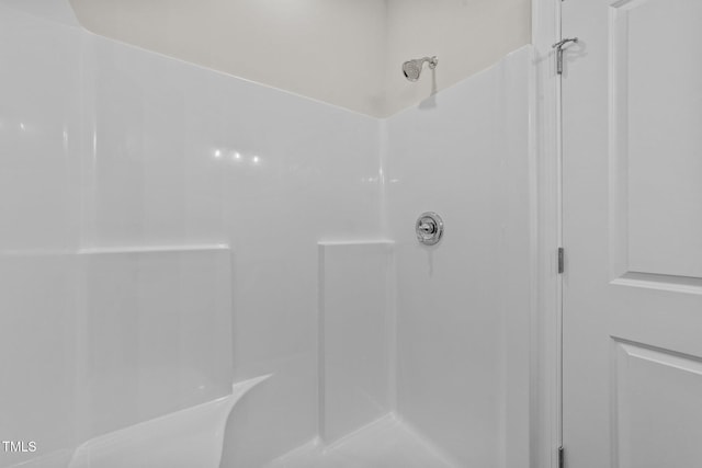 bathroom with a shower