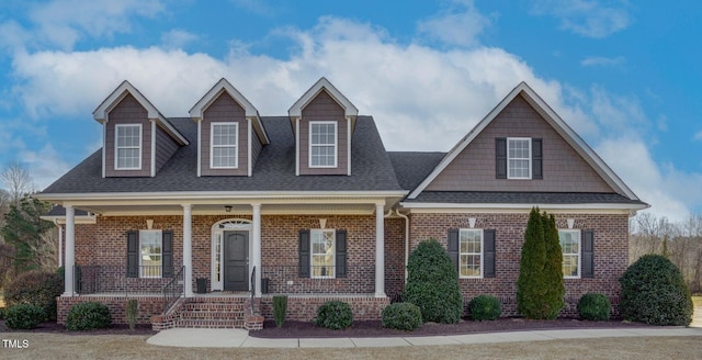 view of front of home featuring a porch