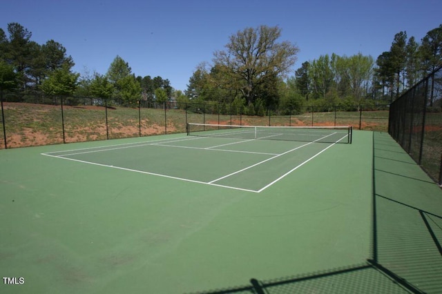 view of sport court