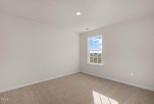 empty room featuring carpet