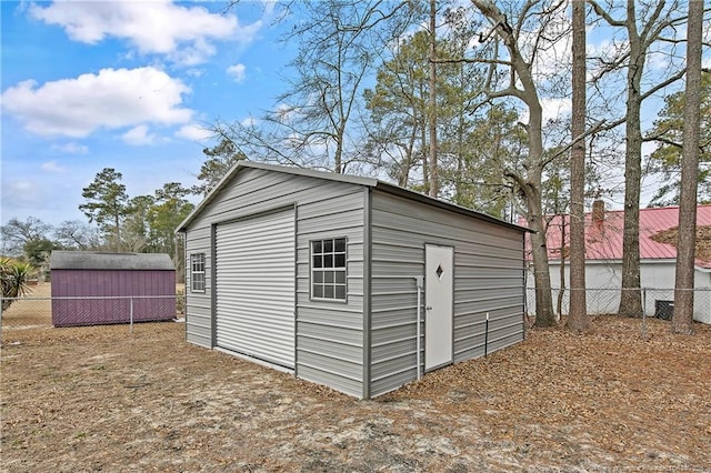 view of outdoor structure