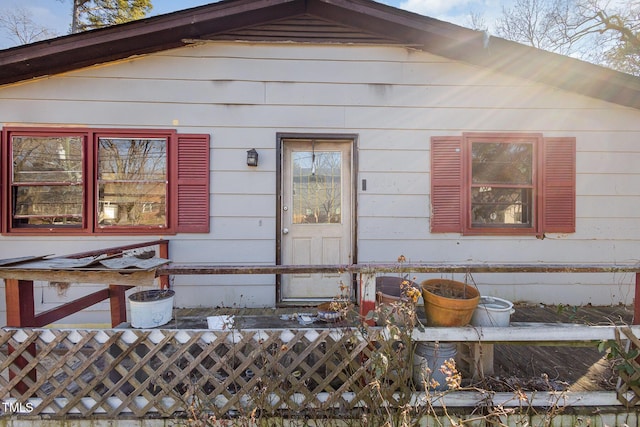 view of front of property