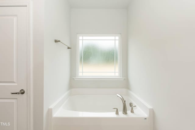 bathroom featuring a bathing tub