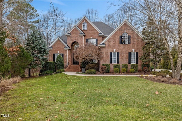 view of front property with a front yard