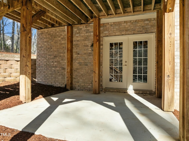 view of patio / terrace with french doors