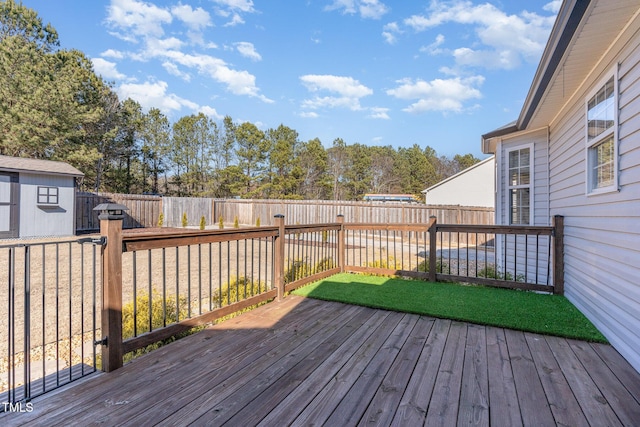 view of deck