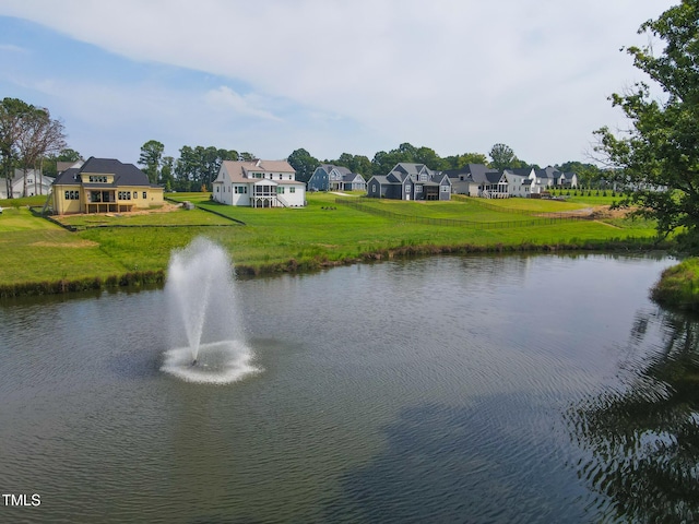 view of water feature