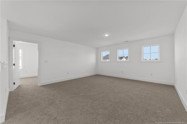 112 Peeler Cir, Raeford, NC 28376 - empty room with carpet and recessed lighting