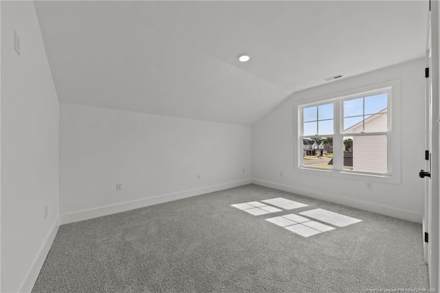 142 Peeler Cir, Raeford, NC 28376 - additional living space with carpet floors and lofted ceiling
