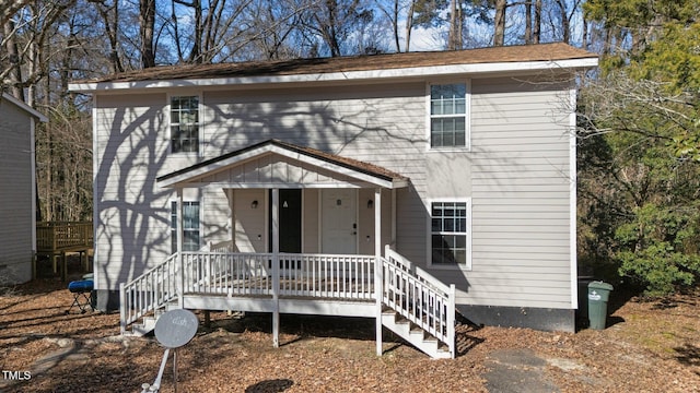 view of front of property