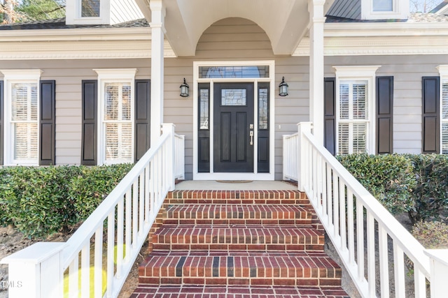 view of entrance to property