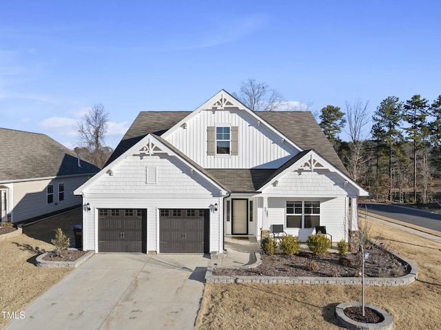 view of front of home with covered porch