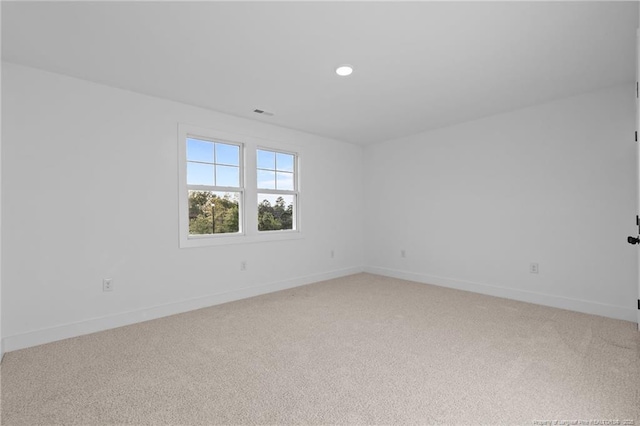 531 Southerland Peak, Raeford, NC 28376 - unfurnished room with recessed lighting, baseboards, and light carpet