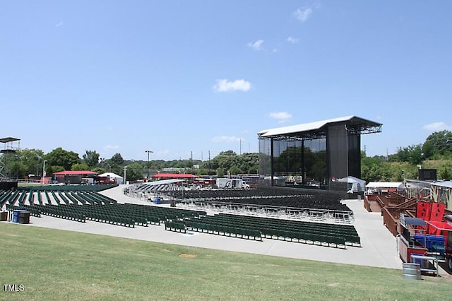 view of home's community featuring a lawn