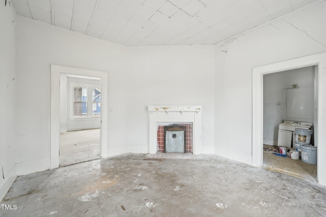 view of unfurnished living room