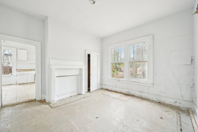 view of unfurnished living room