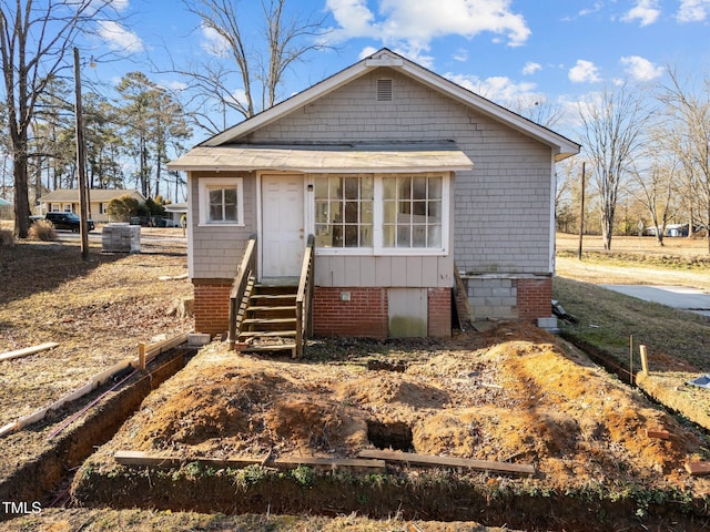 view of bungalow-style house