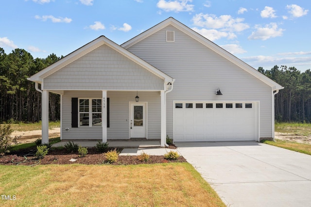 4519 Sweet Williams Ln Unit 153, Wilson, NC 27896 - view of front of home featuring a porch and a front lawn