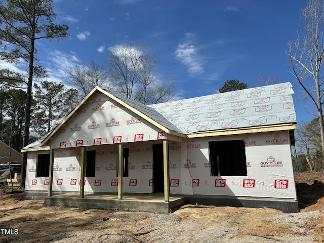 view of property under construction