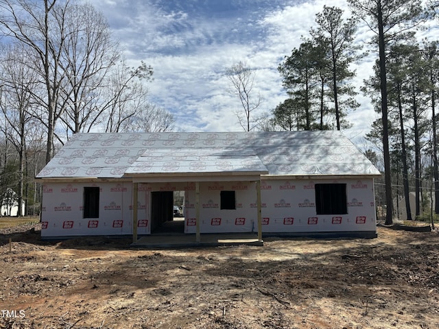 view of front of home