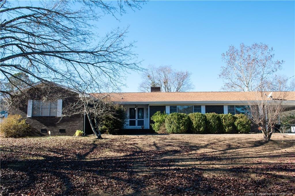 view of ranch-style house