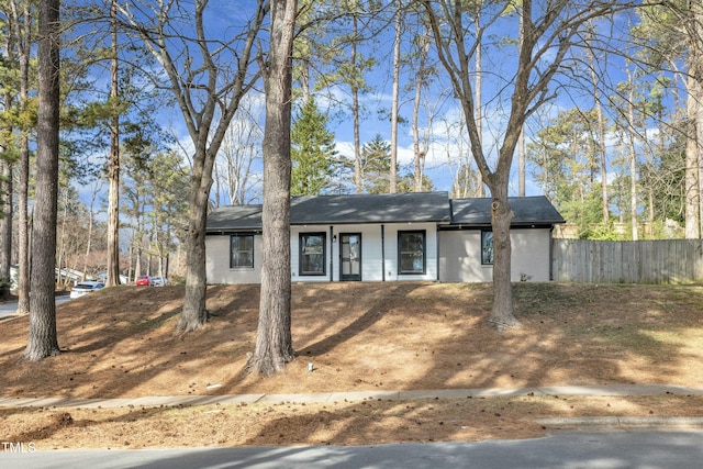 view of front of house