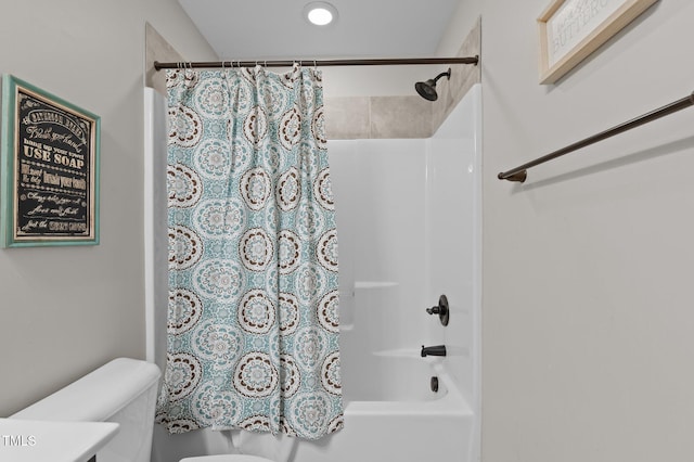 100 Churchill Rd, Louisburg, NC 27549 - full bath with shower / tub combo and toilet