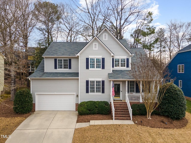 front facade featuring a garage