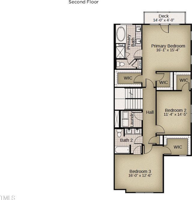 4081 Elk Creek Ln Unit 07, Raleigh, NC 27612 - view of home floor plan