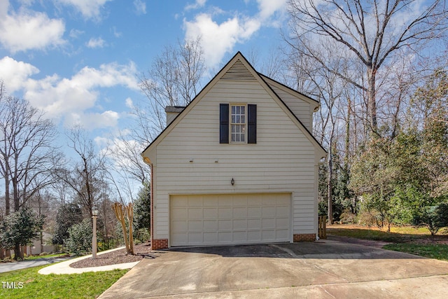 view of side of property