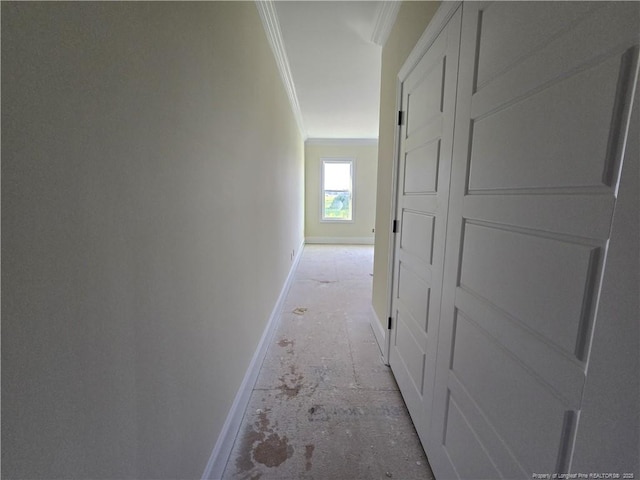3255 School Rd, Fayetteville, NC 28306 - hall with ornamental molding and baseboards