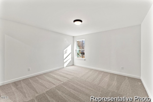 empty room with carpet floors