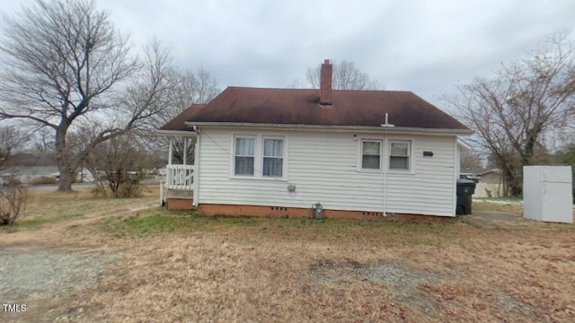 view of rear view of house